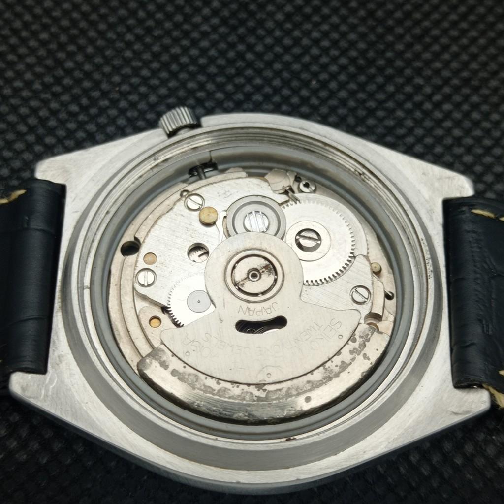 USED VINTAGE SEIKO 5 AUTOMATIC 7019A JAPAN MENS D/D GREEN WATCH 602-a313591-2 SKU602-a313591