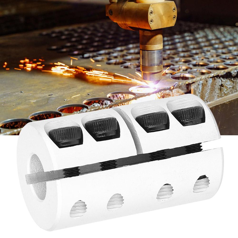 D25 X L40 Clamping   Coupling Aluminum Alloy Shaft Coupling for Engraving Machine(D25*L40 Inner Hole 6.35 To 8 )