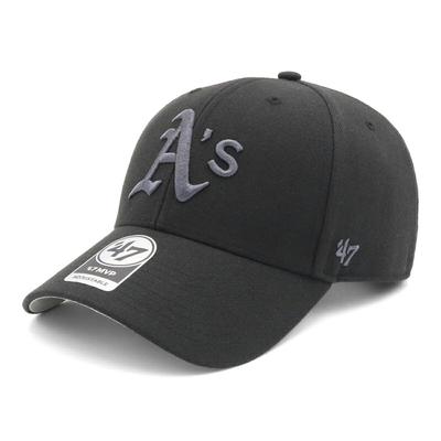 Brand Cap MLB MVP Oakland Athletics Black Charcoal '47