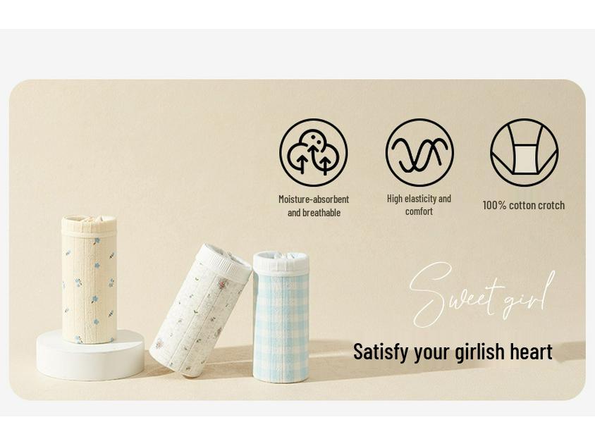 Children's Pure Cotton Boxer Briefs for Girls and Boys