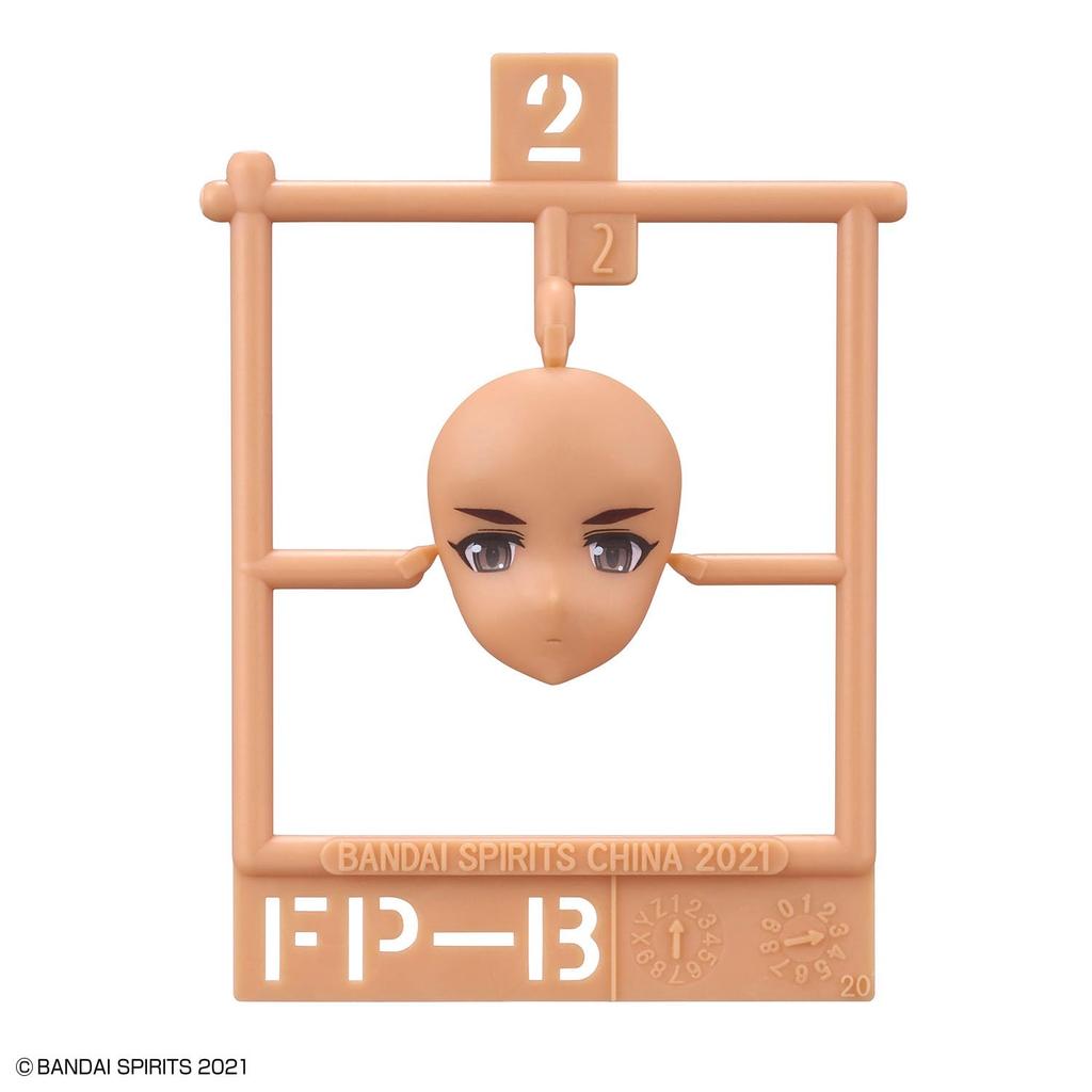 BANDAI SPIRITS 30MS Optional Face Parts Expression Set 6 [Color C] Pre-Colored Plastic Model
