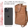 Lelotte Smartphone Belt Vertical Smartphone with Hip Bag Men's Pouch, Pouch, Pouch, Small, Carabiner, Bag/Waist (Black)