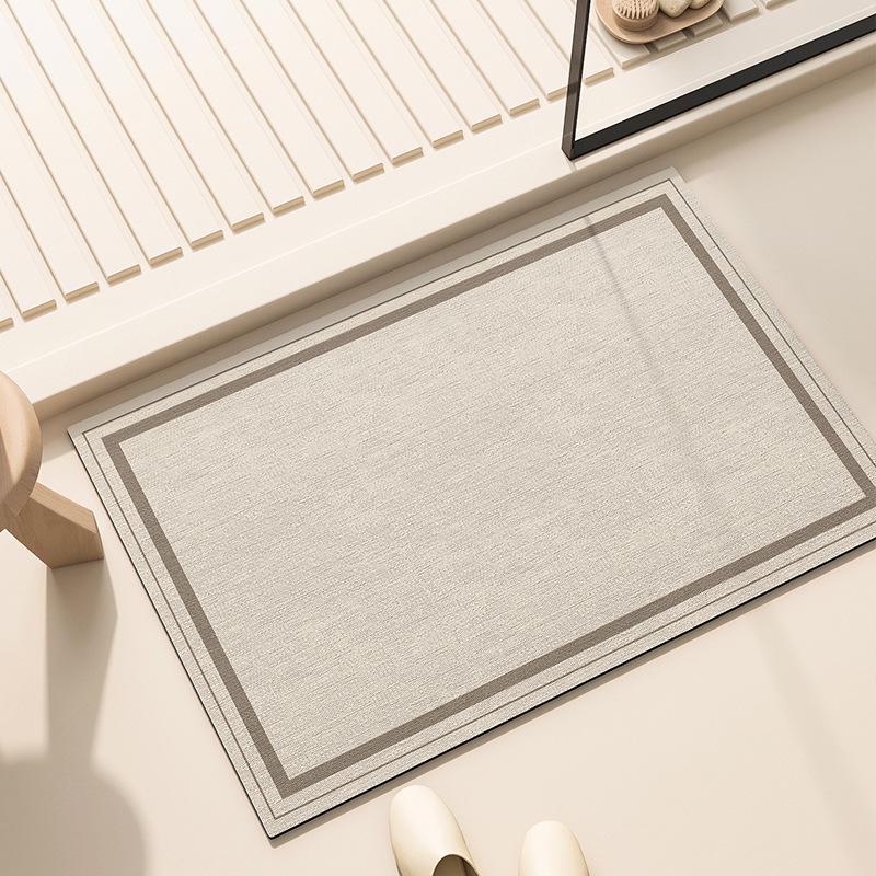 Wabi-Sabi Diatom Mud Bathroom Mats: Absorbent, Quick-Drying, Non-Slip, Dirt & Wear-Resistant.