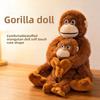 66Cm Gorilla Plush Toy, Chimpanzee, Monkey Soft Stuffed Doll, Car Bag, Room Decorations, Birthday Gifts
