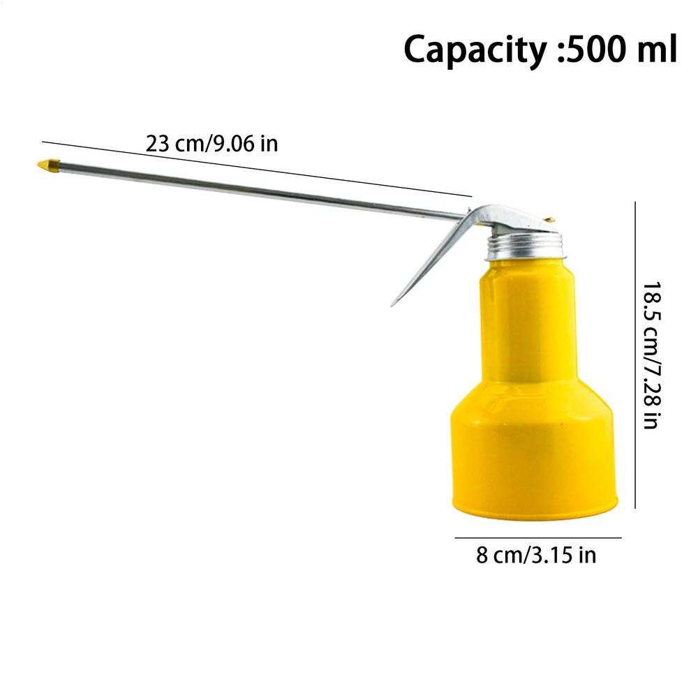 Oil Can Pump Oiler Handheld Engine Oil Dispenser Oil Can Dispenser Portable Oil-Feeding Cans High Pressure Oiler For Home Repair