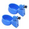 2Pcs Automatic Chicken Water Cup Anti Rust Simple Installation Use Blue Chicken Water Feeder for