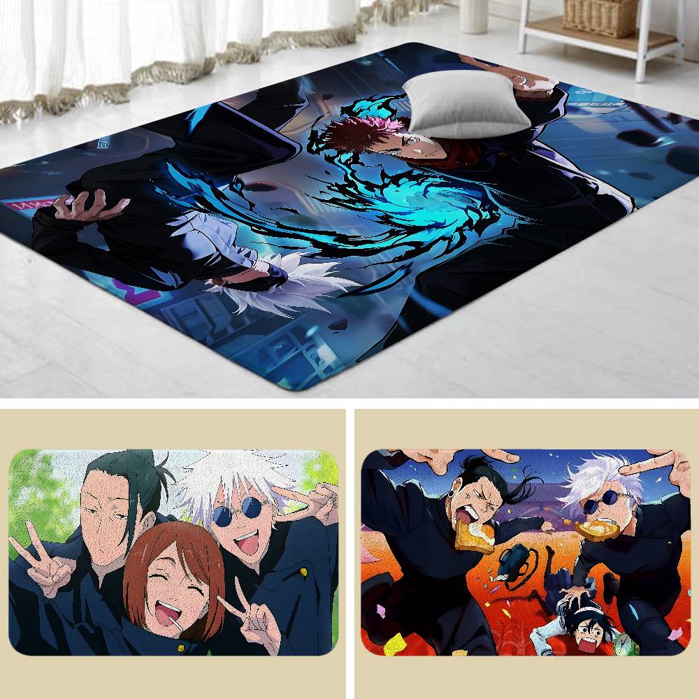 Classic Anime-J-jujutsu-Kaisen-S Cool Carpet Bathroom Anti-slip Mat Door Mat Home Decoration Mat Entrance Mat Scratch-resistant