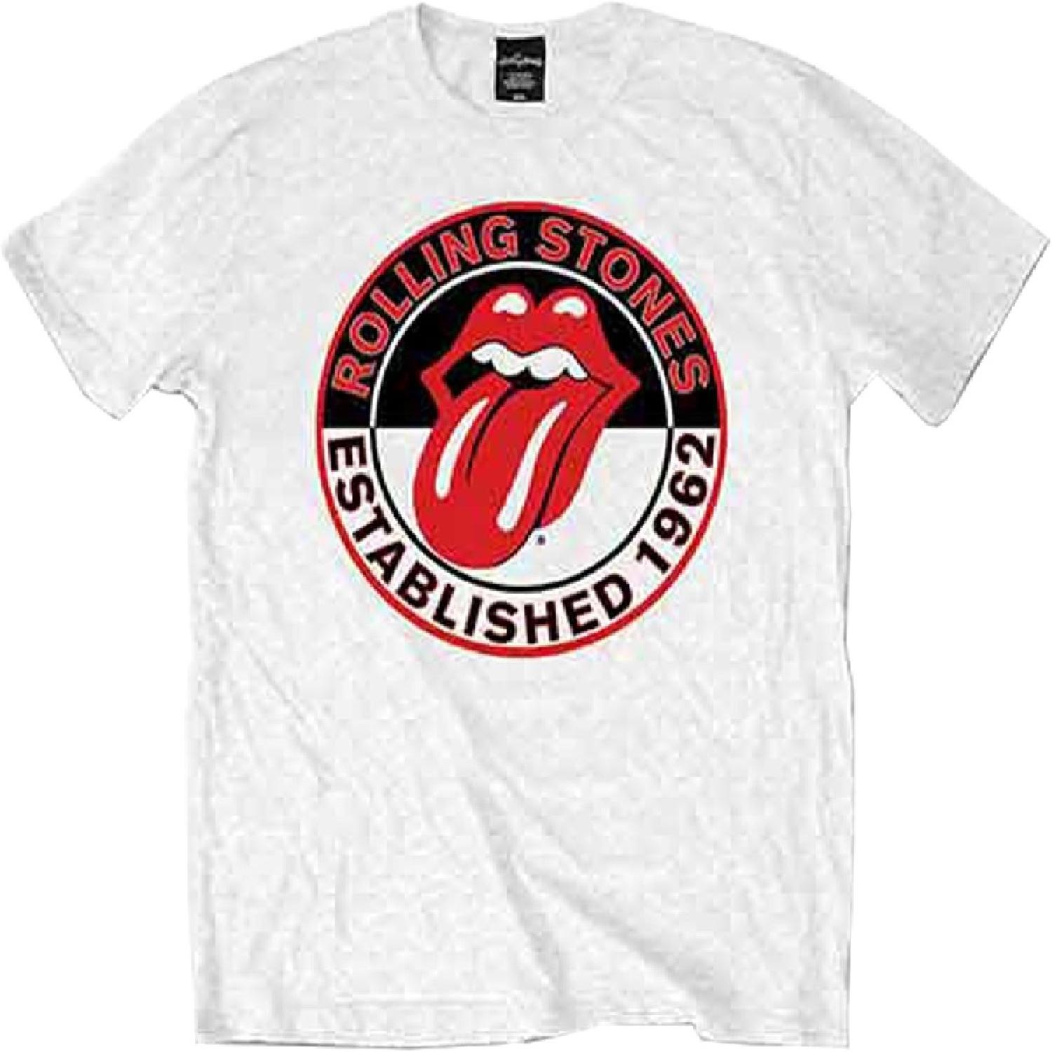 T Shirt White Est 1962 Tongue Band Logo Official Mens XXXXXL белый