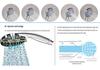 Full Copper Thermostatic Concealed Shower Set with Temperature Control Faucet