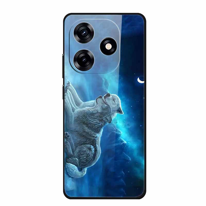 Glass Case For Honor X5c Plus Case Soft Bumper Hard Tempered Glass Back Cover For Honor X5c Plus Play 10A Phone Case X 5 C Plus