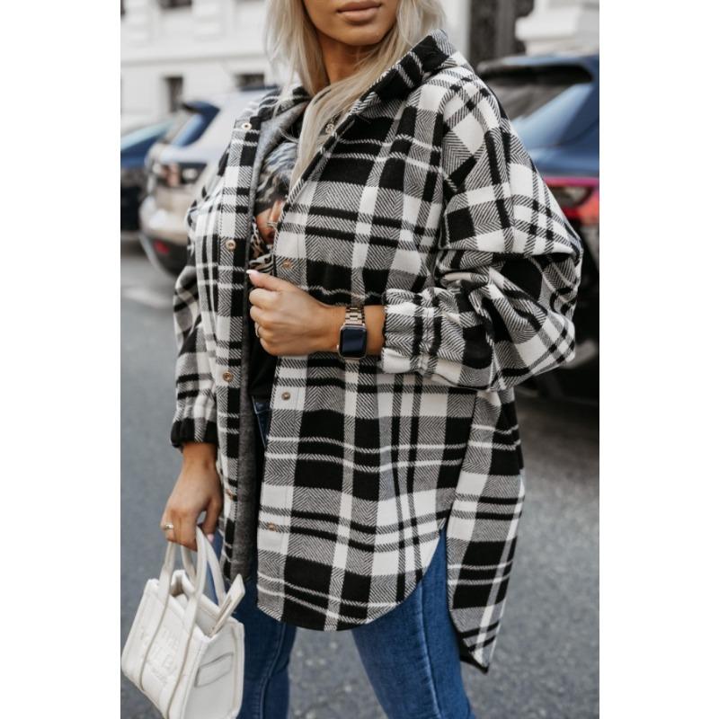 

Осенне-зимняя женская куртка больших размеров с капюшоном 2XL чёрный