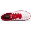 Li Ning TF Turf Artificial Turf Synthetic Leather Slip Resistant Abrasion Resistant Soccer Shoes Men's White Red ASTQ005-1
