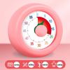 Round Visual Countdown Timer Fruit Pattern 60 Minute Time Management with Alarm Kids Study Classroom Kitchen Cooking Home Use3