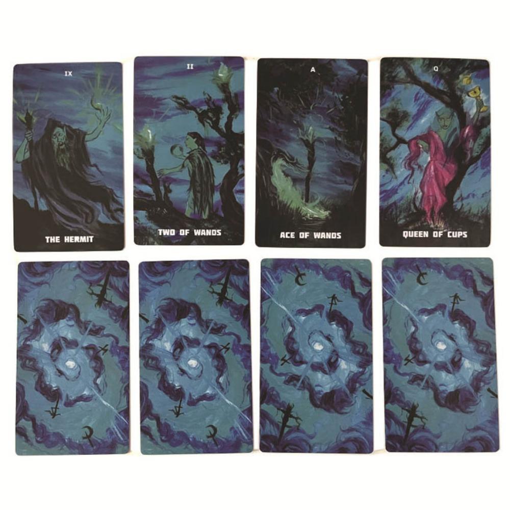 12x7cmThe Vivid Spirit Tarot Deck Carta Manuale Giochi di carte