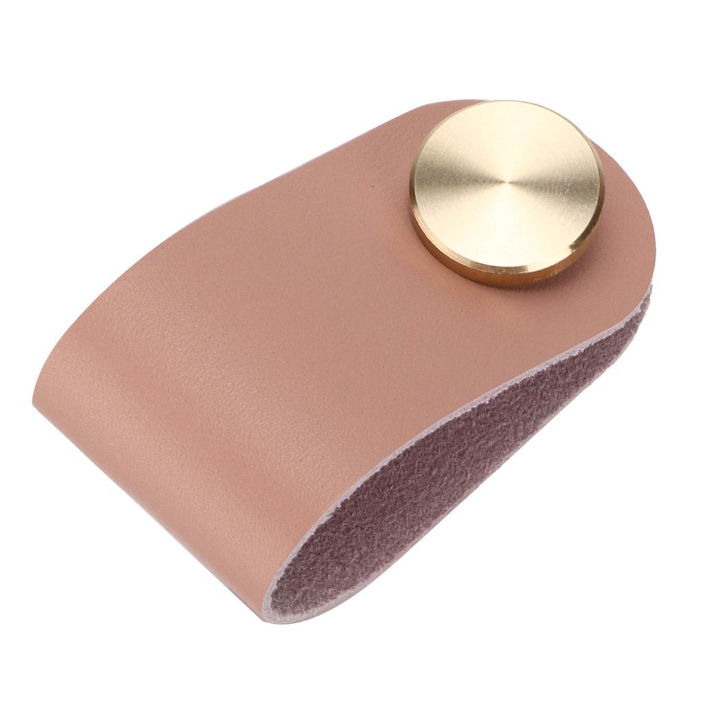 Schrankgriff Nordischer Luxus Narbenleder Messing Schublade Schrank Kleiderschranktür Dekor