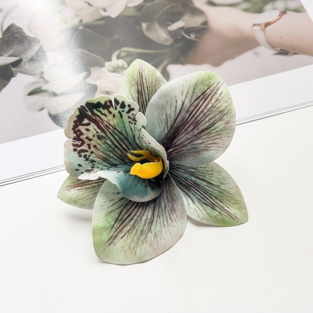 Artificial Magnolia Hair Barrettes Do Not Hurt Hair Hairpins Hearwear Beach Party Hawaiian