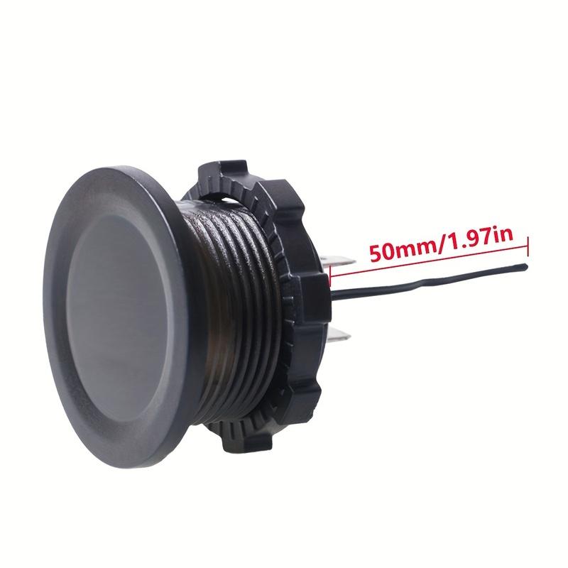 2-in-1 Digital Voltmeter & Temperature Gauge for Cars, Motorcycles, Durable with Reverse Connection Protection