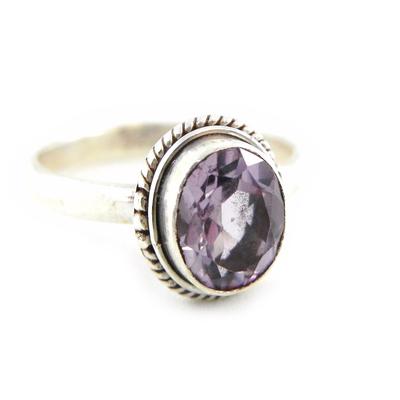 Amethyst 'Heaven' Silver Ring