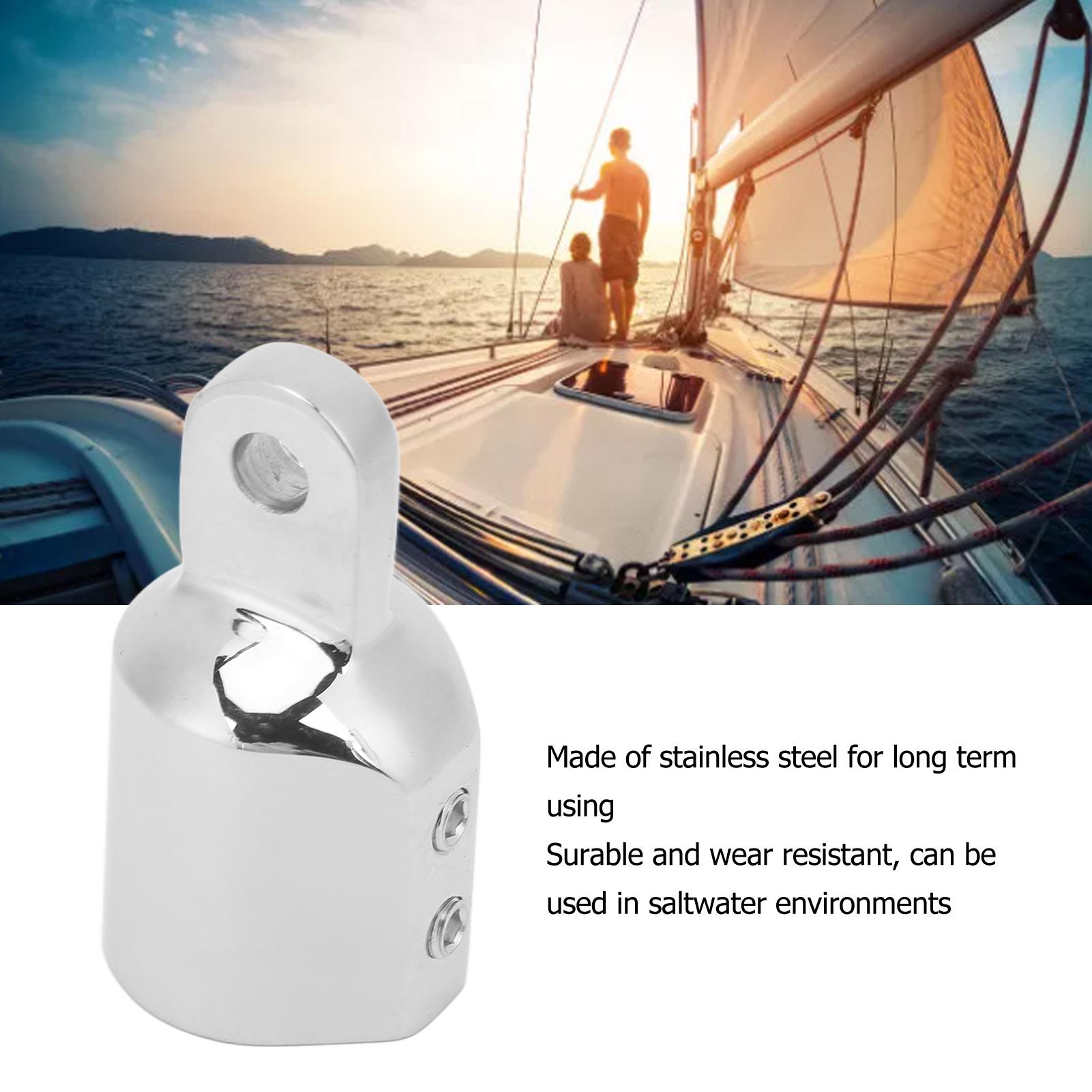 

Top Eye End Stainless Steel Bimini Externa Top Fitting for Boats Kayaks Canoes Canopy Awnings