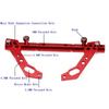 LMoDri Motorcycle Balance Bar Modified Expansion Bracket Aluminum Lengthened Bracket Adjustable Multi-Functional Extension