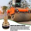 Air Tubeless Tire Nipple Liquid Stem Brass 1 7/8in TR618A For Tractor 0.625in Hole Car Caps Pin Valves