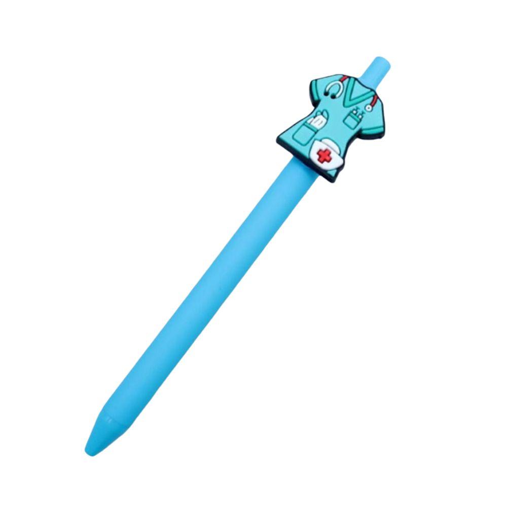 1/10PCS Random Model Gender-neutral Pen Solid Color Ballpoint Pen Cute Suit Patch Pen School