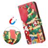 Weihnachts-Lederhülle für Samsung Galaxy A17 A07 A56 A36 A26 A16 A06 A55 A35 A25 A15 A05 S Hülle Flip-Brieftasche Handyhülle Coque