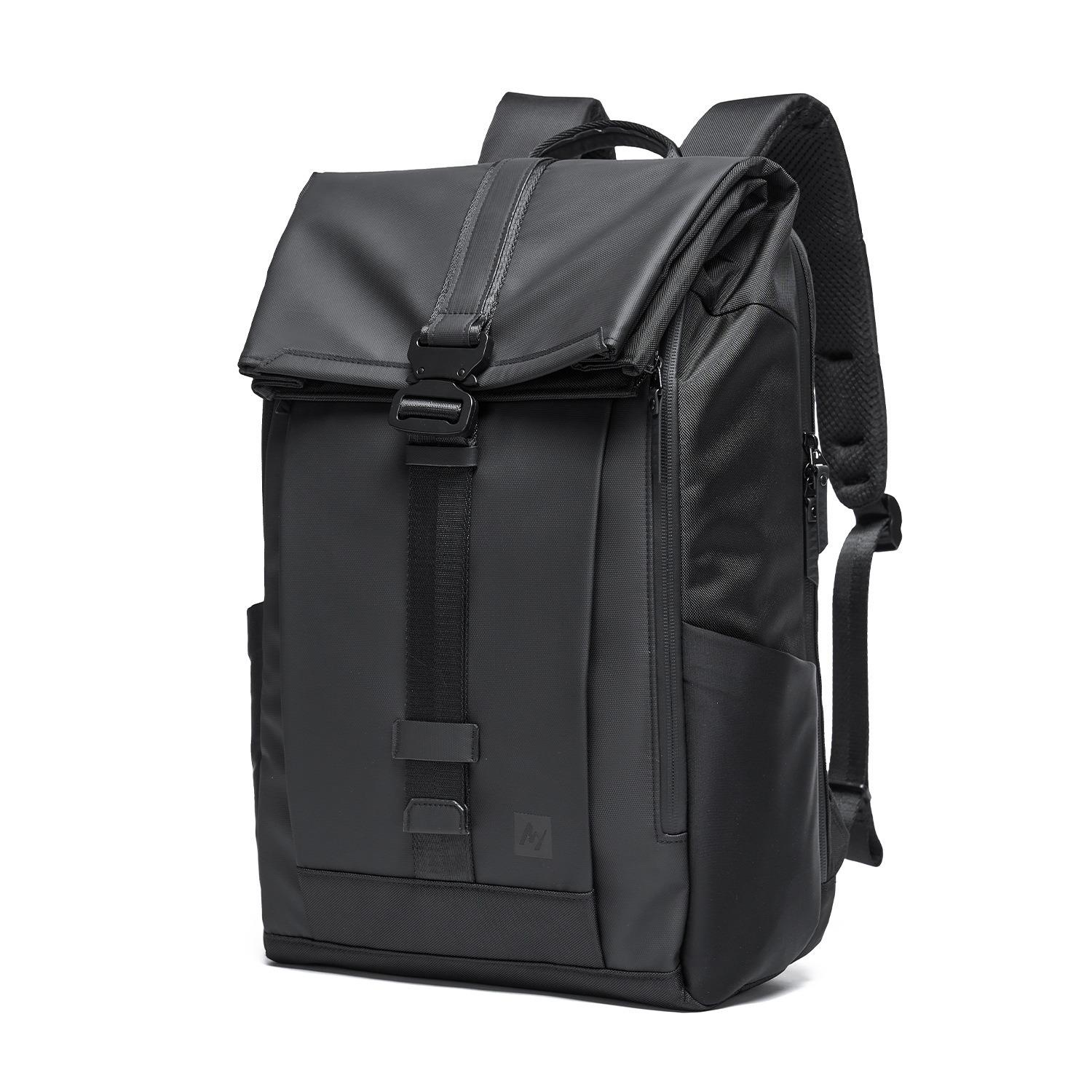 

Мужская модная сумка для поездок на работу и повседневных путешествий, многофункциональный рюкзак для компьютера большой вместимости чёрный