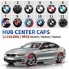 4PCS 56MM 60MM 65MM Car Emblem Wheel Center Hub Caps Stickers for BMW E32 E34 E53 E64 F10 F20 F30 X1 X3 X5 X6 E71 E90 E91