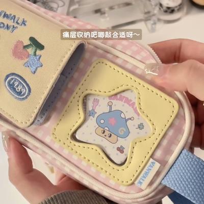 Picnic Series Pencil Bag, High Value Ins Niche Does Not Collide, Student Large-capacity Stationery Bag, Storage Bag, Pencil Bag