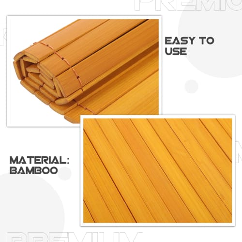 Tofficu Handmade Bamboo Calligraphy Slips, Blank Scrolls for Children, Practice, and Display, 45x24cm