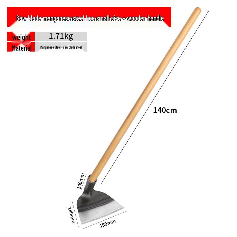 Vegetable Planting Hoe: Versatile Household Tool for Weeding & Digging, Made from Thickened Manganese Steel
