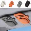 Magnetic Clip Magnetic Car Eyeglass Clips PU Leather Sunglasses Storage Case Auto Accessories