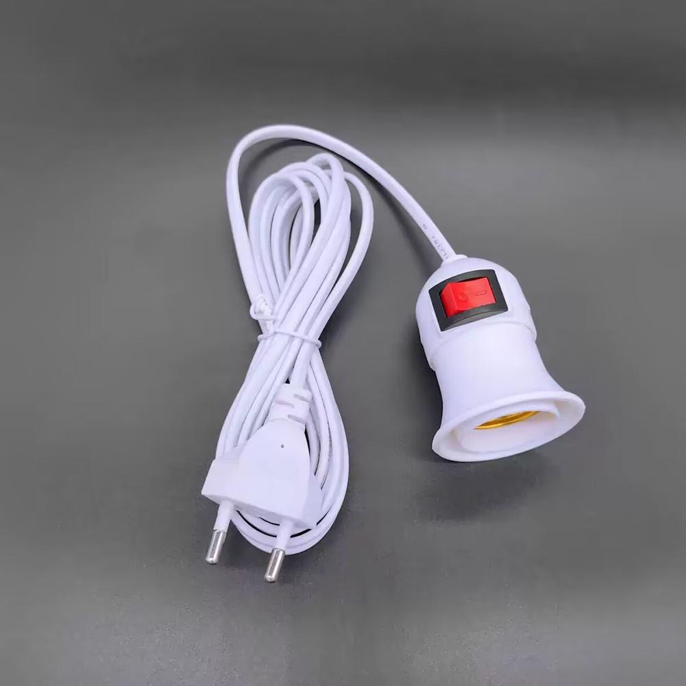 Pendant Lamp Holder E27 Socket With Switch And 5m Cable EU-plug For Phytolamps Hanging Indoor Plants Light