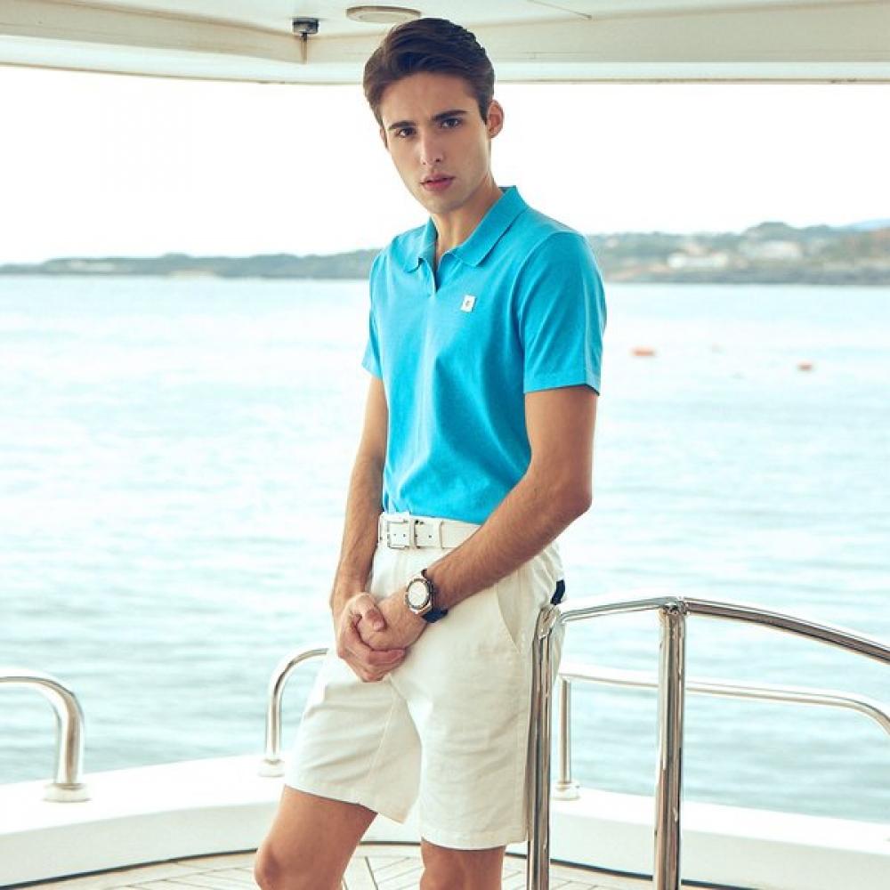 Onoff Men S Stretch Cotton ShortS Of5702ga White