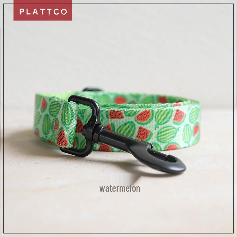 PLATTCO Fruit Print Soft Nylon Dog Leash - PDL325 XS 1.5cm*120cm