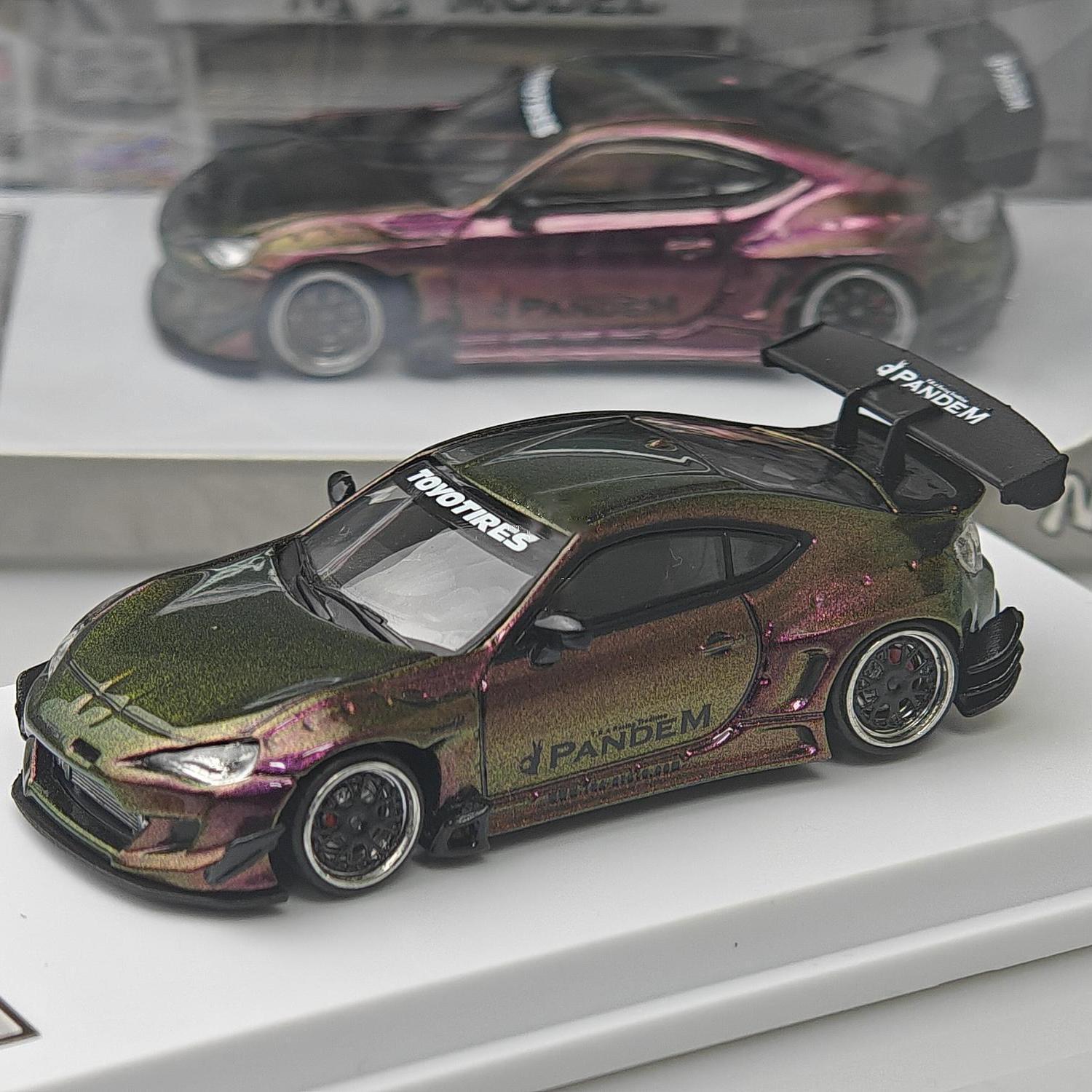 

MJ 1:64 GT86 V3 Pandem Alloy Car Diecasts & Toy Vehicles Car Model Miniature Scale Model Car For Children