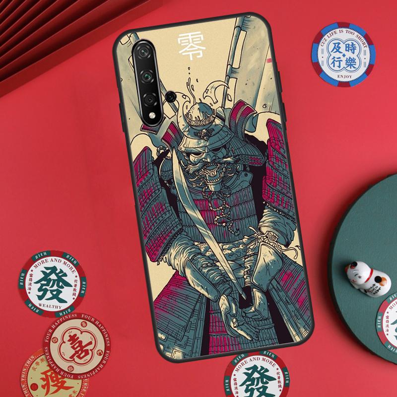 Samurai Mask Demon For Huawei Nova Y60 Y70 Y90 Y72 Y73 Y61 Y91 7i 8i 11i 12i 12s 9 10 SE P20 P30 P40 Lite Case