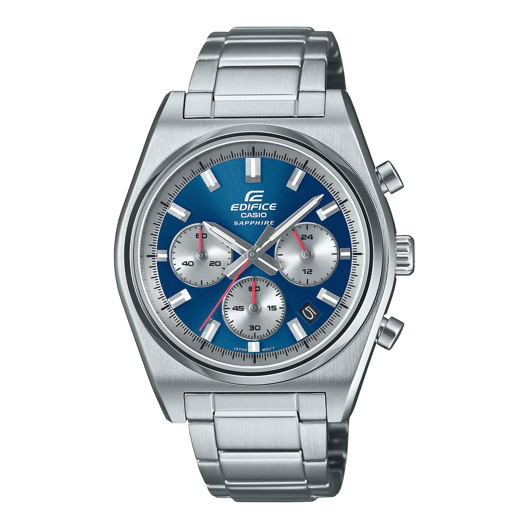 Casio Edifice Men s Stainless Steel 100M Water Resistant Analog Quartz Watch EFB-730D-2AV