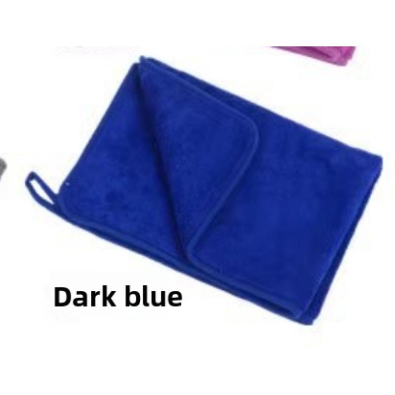 

Double-thickness Water-absorbent Lint-free Kitchen Household Mopping Wipes 30*30cm темно-синього кольору