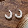 Resin Open Hoop Earrings Fashion Earrings for Women Casual Daily Jewelry Gift