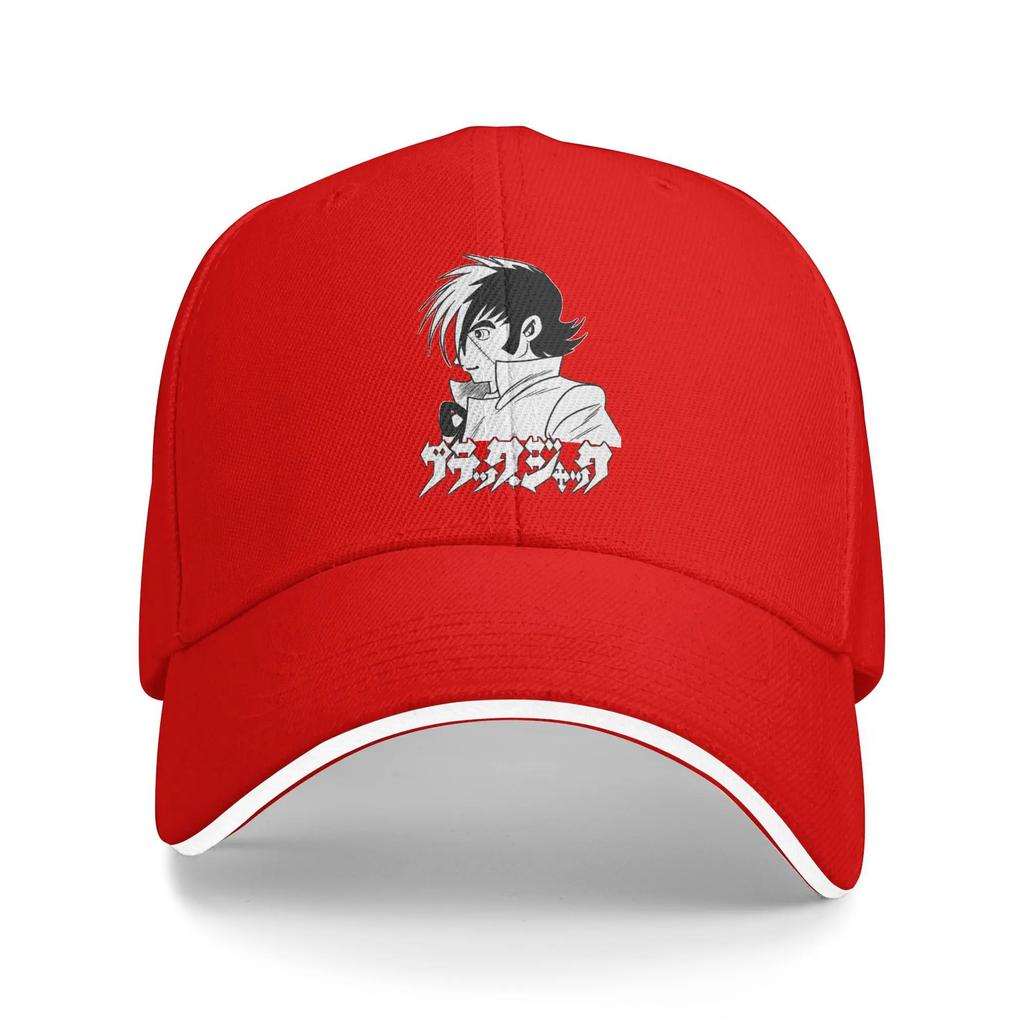 Black Jack Anime Baseball Cap  Women Unisex Custom Logo Trucker Hat Summer Fashion Outdoor Gym Adjustable Baseball Caps