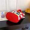 Cartoon Cute Animal Canvas Large-Capacity Handbag Women Bucket Totes Shopper Lunch Bags