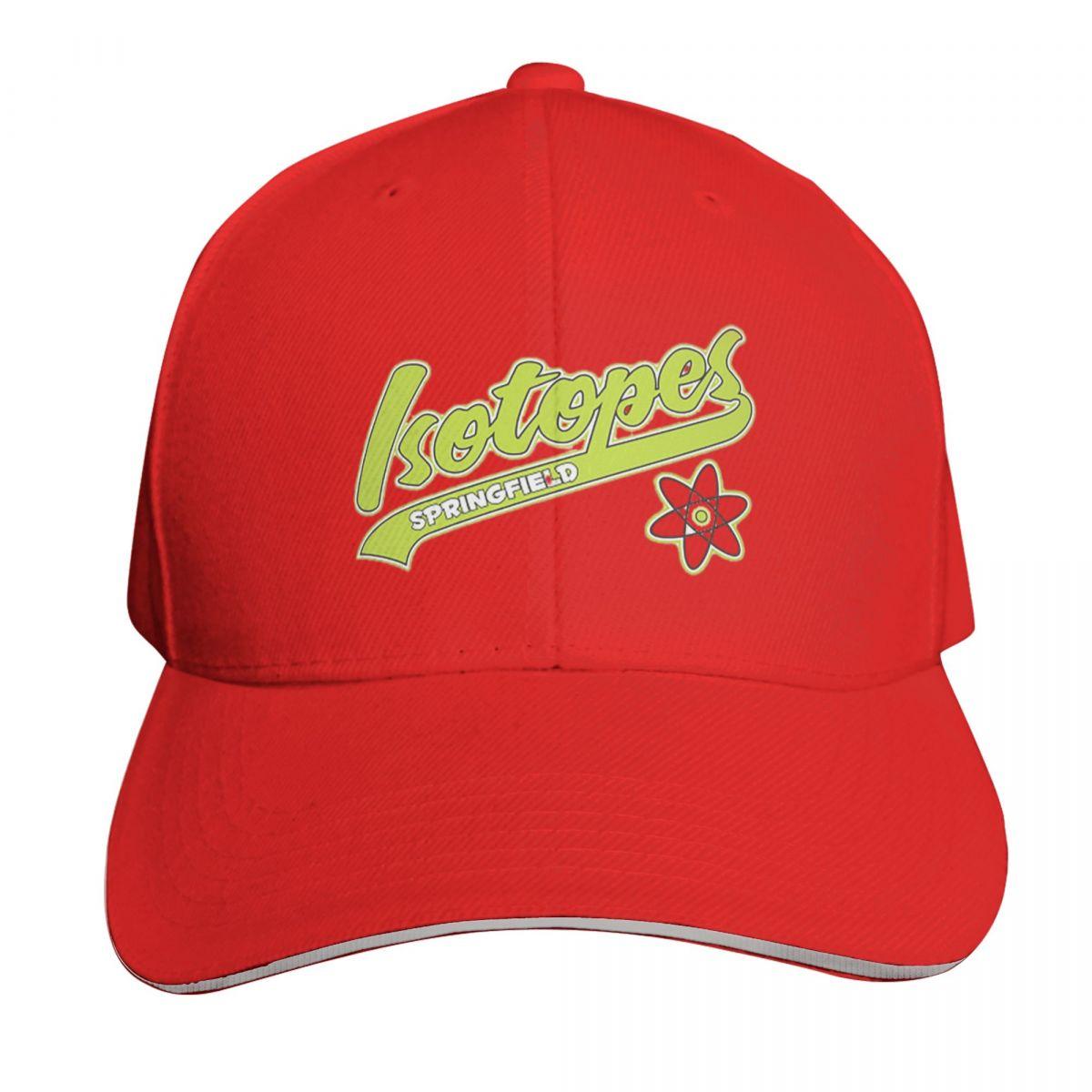 Кепка Springfield Isotopes Модная Повседневная Бейсболка Регулируемая Кепка Хип-Хоп Летняя Унисекс Бейсболки One Size
