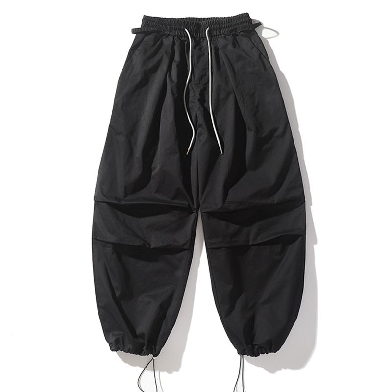 American-Style All-Cotton Washed Breathable Loose Wide-Leg Straight-Leg Jogger Cargo Pants for Men, Autumn Casual Pants