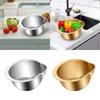 Slanted Rice Strainer Washing Bowl Kitchen Colander Pasta Strainer for Cleaning and Washing Rice Pasta Vegetable Home Cook