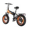 Cheevalry CF1000-1 All-Terrain Electric Bicycle 1000W Motor 48V20Ah Battery 20 Inch Fat Tires 150KG Load Outdoor Riding E-Mountain Bike
