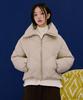 Chasecult Women'S Quilted Puffer Jumper - Beige