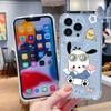 Transparent Four-corner Anti-fall Phone Case for IPhone 11 for Iphone14pro for Apple Phone Protective Cover Soft Silicone