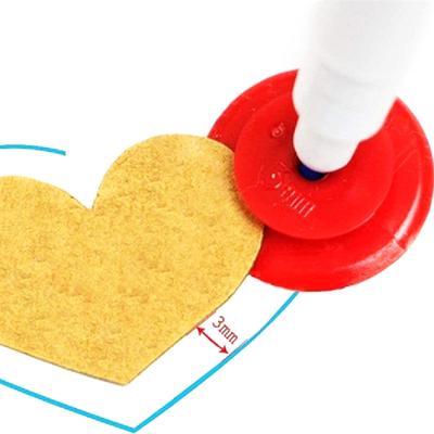 4 Stücke Diy Patchwork Scan Rad Schneider Nähwerkzeug Zubehör Scanlinie Ring Runde Naht Teile Patchwork Äquidistante Lineal